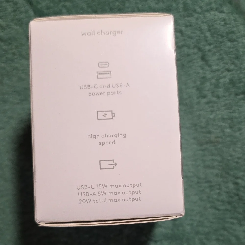 Heyday Tan Dual-Port Wall Charger (Peach) High Charging Speed‎